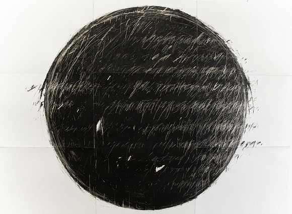 A Reaction 01, 270 x 300 cm, Oil on Paper Board