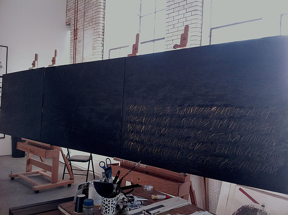 Studio View, A Reaction Work Process