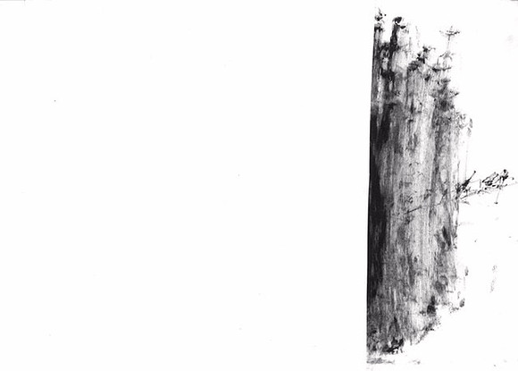 #25, 2016, 21 x 29.7 cm, Oil and Pencil on Paper